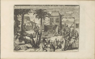 Huwelijksceremoniën Huwlyks Ceremonien / Ceremonias nupciales de los indios y otros (título sobre objeto) Las Indias Orientales y Occidentales y otros lugares (título de la serie) de Romeyn de Hooghe
