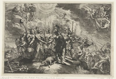 Holanda hace la paz eterna con Inglaterra de Romeyn de Hooghe