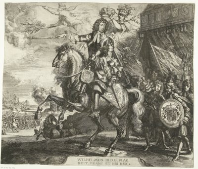 Retrato ecuestre de Guillermo III, Príncipe de Orange de Romeyn de Hooghe