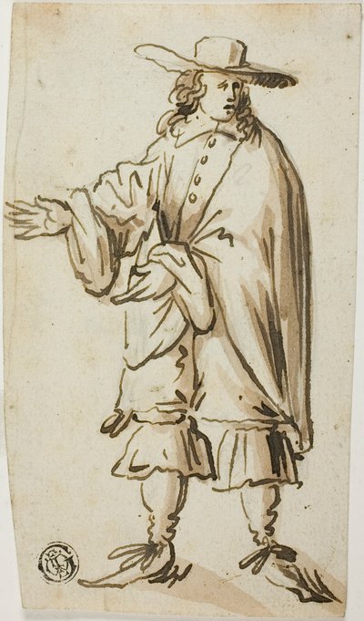 Hombre de pie de Romeyn de Hooghe