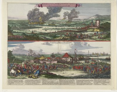 Viaje a Chatham y la conquista de la isla de Sheppey, 1667 Imagen de Stadt y revier de Rochester, Chetham, etc. / Het Eylandt Shepey y 