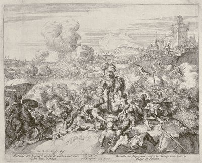 Ciclo de impresiones de Viena, El ejército del emperador luchando con los turcos de Romeyn de Hooghe