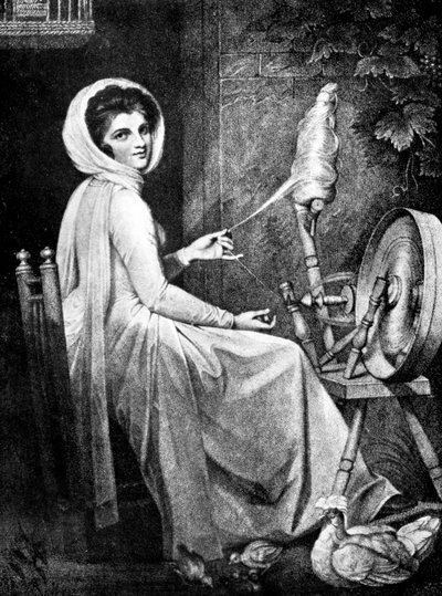 Lady Emma Hamilton 1765-1815, siglo XIX de Romney