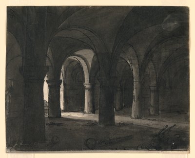 Diseño escénico, cripta de Romolo Achille Liverani
