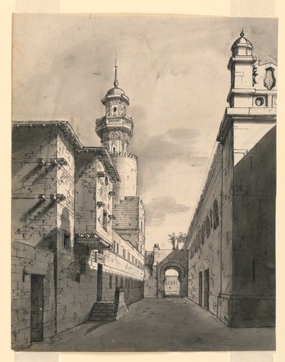 Diseño de escenario, calle oriental de Romolo Achille Liverani