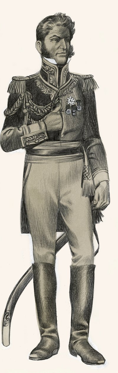 Antonio Lopez de Santa Anna de Ron Embleton