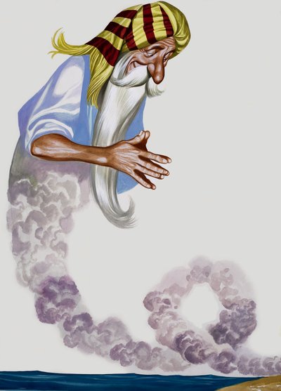 Genio (gouache sobre papel) de Ron Embleton