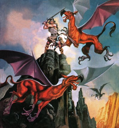 Hagen y los Griffin de Ron Embleton