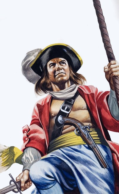 Sir Henry Morgan (gouache sobre papel) de Ron Embleton