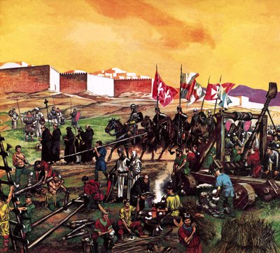 Las Cruzadas. La toma de Jerusalén de Ron Embleton