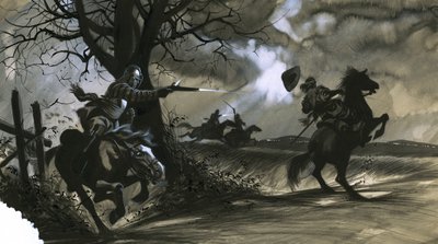 El granjero que gobernó Inglaterra, Muerte y gloria en el páramo de Ron Embleton