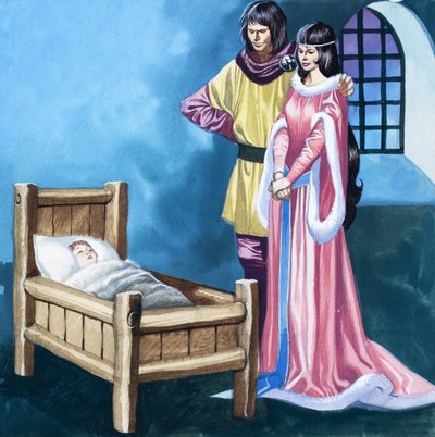 La leyenda de Gudrun: Hagen mata al grifo de Ron Embleton