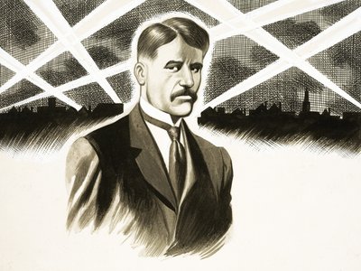 Su diario de la semana: Zeppelin Raids (Arnold Bennett) de Ron Embleton