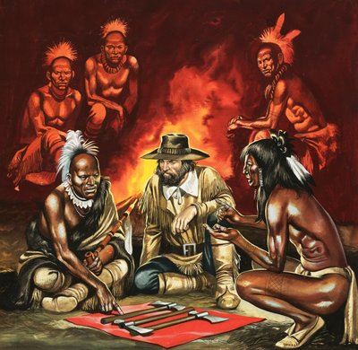Cuando cabalgaba el Hombre Rojo: Los Ottawas de Ron Embleton