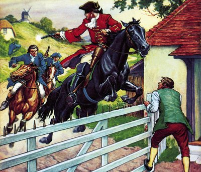 Cabalgata de Dick Turpin a York en su caballo Black Bess de Ronald Simmons