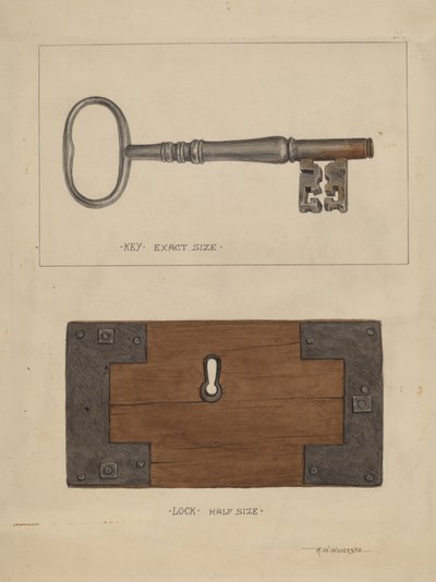 Llave y cerradura de Ronau William Woiceske