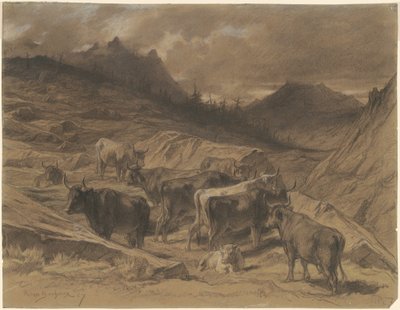 Ganado en Auvernia de Rosa Bonheur