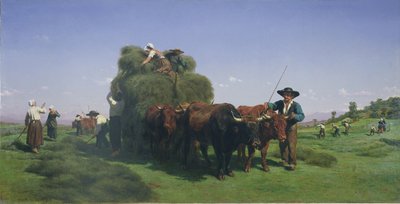 Haciendo heno, Auvernia de Rosa Bonheur