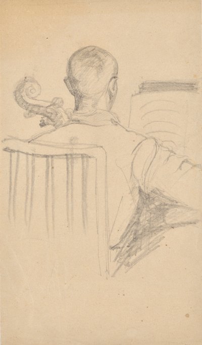 Walter Barwig tocando el violonchelo de Rosa Simon Barwig