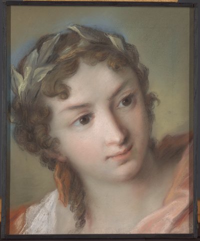 Una musa de Rosalba Carriera (attributed to)