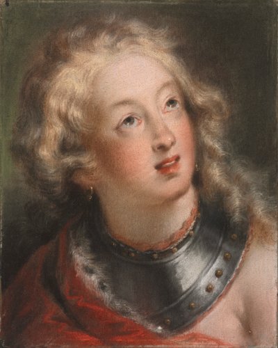 Head of a Woman de Rosalba Carriera