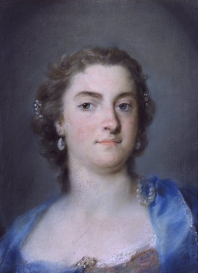 Retrato de Faustina Bordoni Hasse de Rosalba Carriera