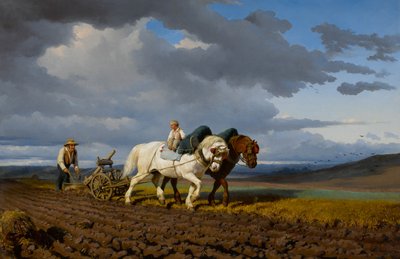 El arado, 1844 de Rosa Bonheur