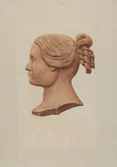 Silueta tallada de una mujer de Rosamond P. Gray