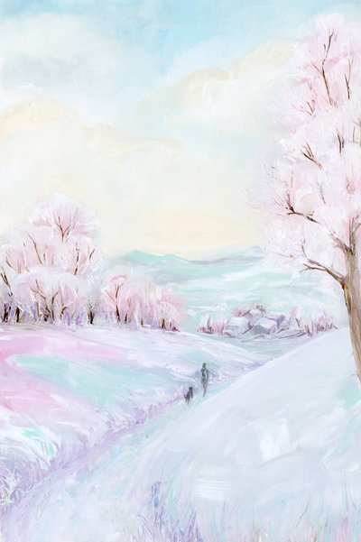 Un paseo de ensueño entre flores invernales de Rosana Laiz Blursbyai