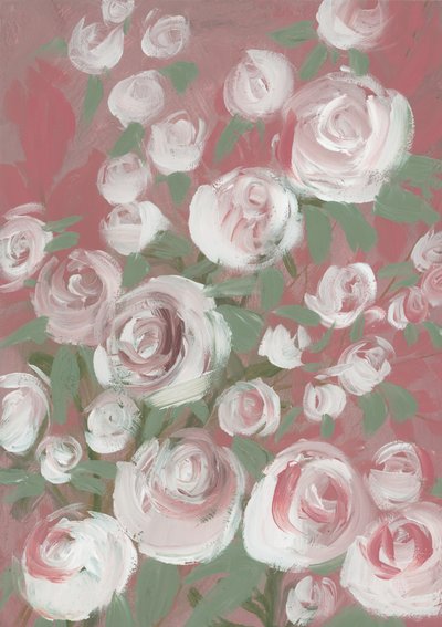 Rosas de color rosa pálido de Rosana Laiz Blursbyai