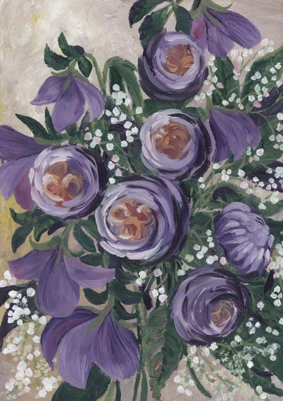Flores de color morado suave de Rosana Laiz Blursbyai