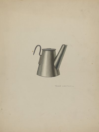 Lámpara de aceite de minero de Rose Campbell Gerke