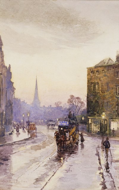 Tomando el Tranvía en Nassau Street, Dublín de Rose Maynard Barton