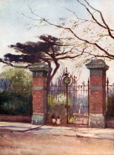 Entrada al Jardín de los Boticarios de Rose Maynard Barton
