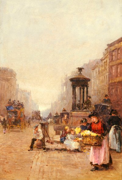 Vendedoras de flores en el Strand, 1892 de Rose Maynard Barton