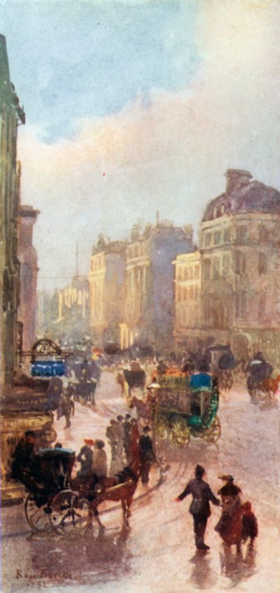 Calle Oxford desde la esquina de Bond Street de Rose Maynard Barton
