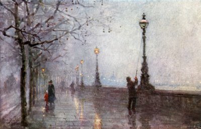 La última lámpara, Thames Embankment de Rose Maynard Barton