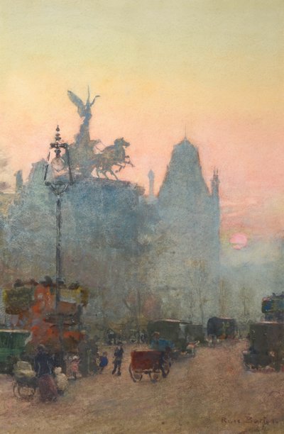 Wellington Arch, Londres (acuarela) de Rose Maynard Barton