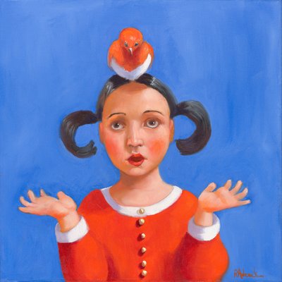 How Could It Be, 2022 (óleo sobre lienzo) de Rosemarie Adcock
