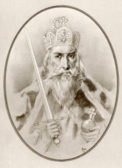 Carlomagno, alias Carlos el Grande o Carlos I, de Biografías vivas de gobernantes famosos. de Ross Gordon