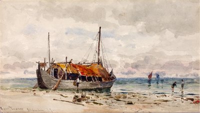 Los recolectores de mejillones, 1879 de Ross Turner