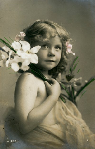 Niña, c1911 de Rotary Photo