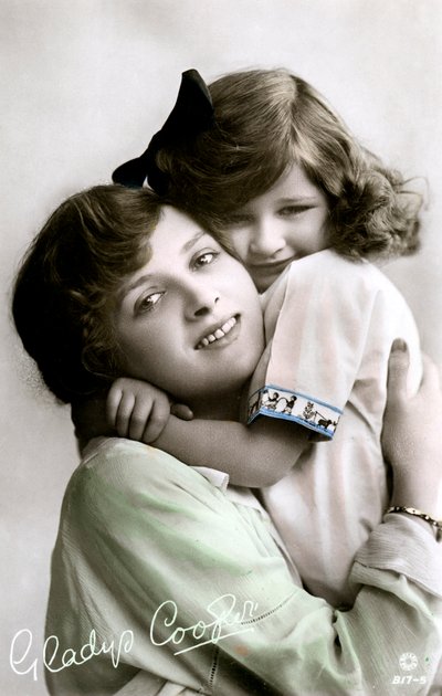 Gladys Cooper 1888-1971, actriz inglesa, principios del siglo XX de Rotary Photo