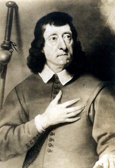 John Milton 1608-1674, poeta inglés, principios del siglo XX de Rotary Photo