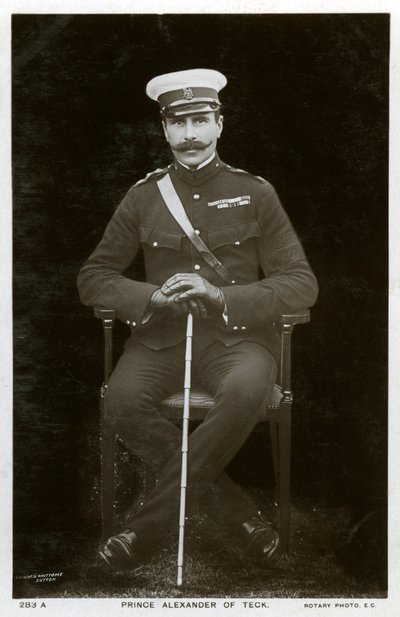 Príncipe Alejandro de Teck, c. 1900s de Rotary Photo
