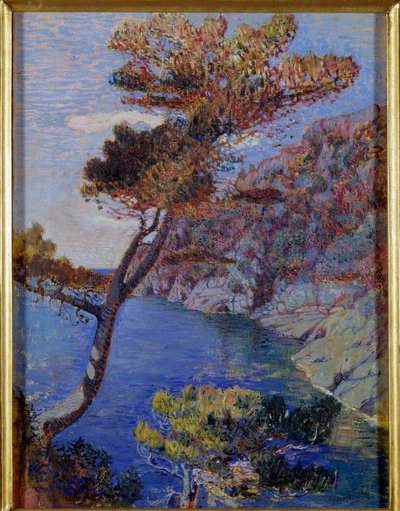 Vista de Portofino, Italia de Rubaldo Merello