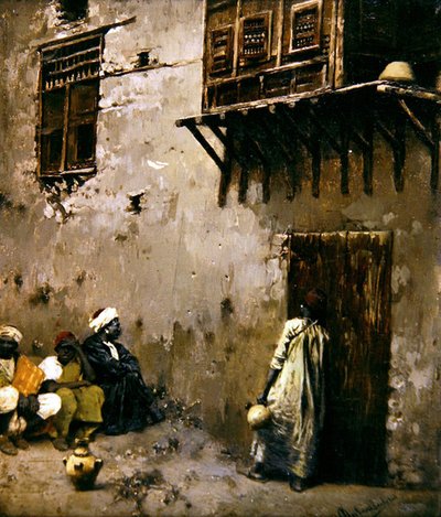 Escena del norte de África de Rubens Santoro