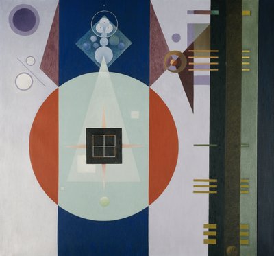 Cuadrado oscuro de Rudolf Bauer