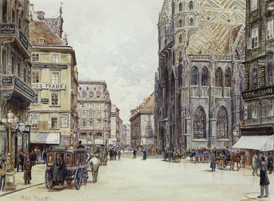 Stefanplatz, Viena de Rudolf Bernt