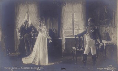 La Reina Luisa de Prusia se encuentra con Napoleón en Tilsit de Rudolf Eichstaedt